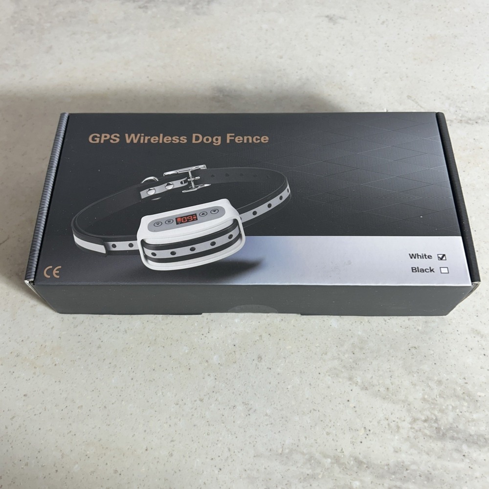 Blingbling Petsfun GPS Wireless Dog Fence System, White